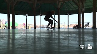 Baltimore skateboarder goes viral for heartwarming interaction with stranger