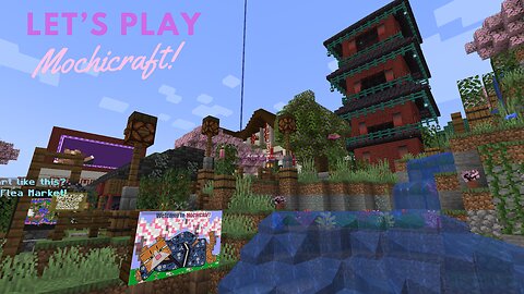 Playing Minecraft on Mochicraft! Building Stuff and Things!