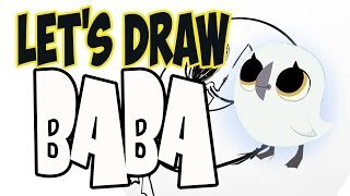 Drawing Baba from Puffin Rock! (Basic shapes and lines)