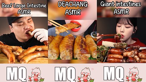 Daechang ASMR (Grilled Beef Large Intestine)😋