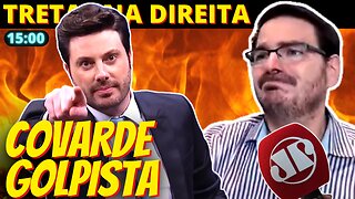 TRETA NA DIREITA: Danilo Gentili acusa Constantino de incitar atos terroristas: “Covarde”