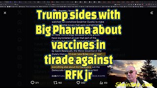 Trump sides with Big Pharma about vaccines in tirade against RFK jr-515