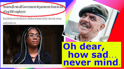 Stonewall and the Civil Service - oh dear, how sad...never mind
