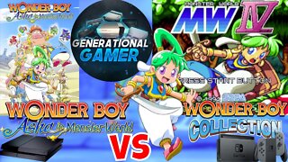 Wonder Boy Asha in Monster World (IV) vs Wonder Boy Collection