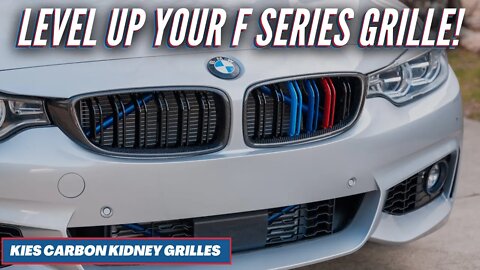 BMW CARBON FIBER KIDNEY GRILL INSTALL. JUST SAY NO TO CHROME!
