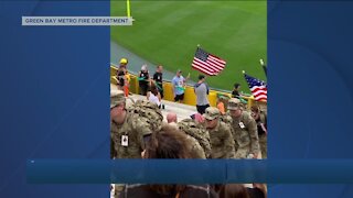 'Remembering our fallen': 9/11 Memorial Stair Climb at Lambeau Field