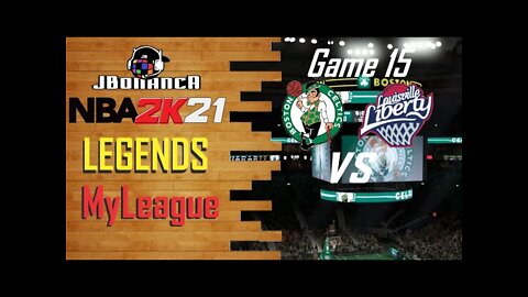 #NBA 2K21 - Legends MyLeague: Celtics vs Liberty - Game 15