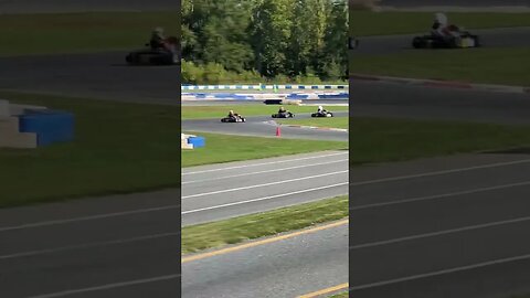 Hit on final lap final turn! #racing #gokart