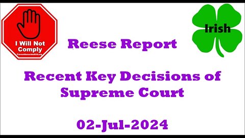 Recent Key Decisions of Supreme Court 02-Jul-2024