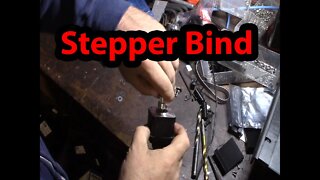 3D printer stepper motor hard to turn, binding, stiff, rubbing, making noise, bad bearing stuck