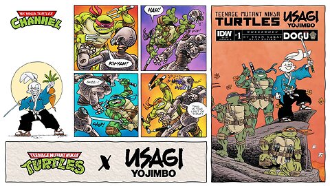 Ninja Turtles x Usagi Yojimbo History and WhereWhen Comic Book Miniseries Review