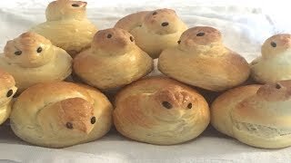 Challah Bird Rolls