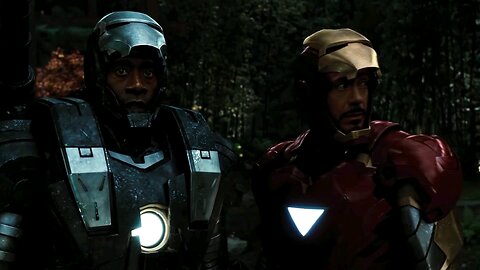 Iron Man _ War Machine vs Hammer Drones _ 60FPS _ Iron Man 2 (2010)(1080P_60FPS)