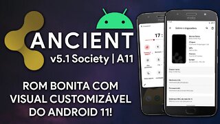 Ancient OS v5.1 Society Beta 2 | Android 11 | UMA DAS MAIS BONITAS DO ANDROID 11!