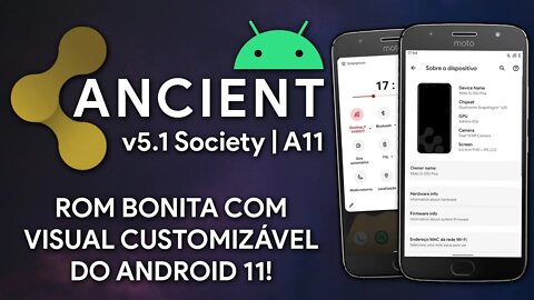 Ancient OS v5.1 Society Beta 2 | Android 11 | UMA DAS MAIS BONITAS DO ANDROID 11!