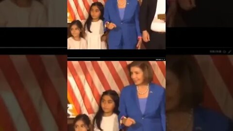 Pelosi Elbows, Shoves Young Daughter of Mayra Flores at Swearing In Ceremony #shorts