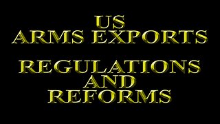 Josh Paul - US Arms Exports - Regulations and Reforms