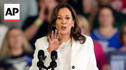 Kamala Harris snaps back after protesters interrupt her at Detroit rally