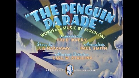 1938, 4-23, Merrie Melodies, Penguin parade