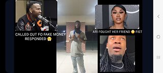 MONEYBAGG YO WAS CAUGHT THROWIN FAKE MONEY CAME BACC THREW REAL MONEY ARI FOUGHT HER FRIEND 💪🏾💯