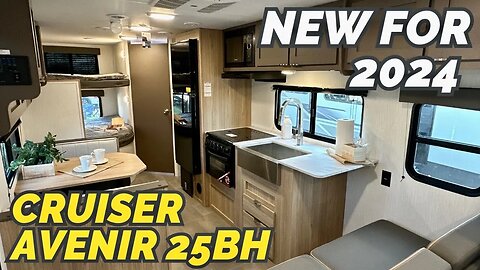 New travel trailer brand for 2024! Cruiser Avenir 25BH
