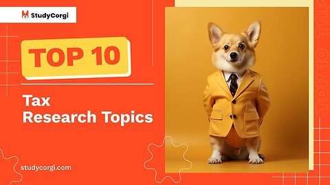 TOP-10 Tax Research Topics