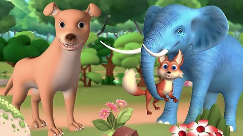 A Dog and Elephant || moral stories in english || English Animated Stories ||
