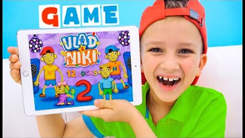 Vlad and Niki 12 Locks 2 - New game for kids