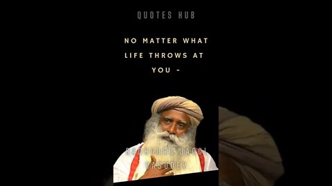 One of the Most Inspiring Quotes from Sadhguru || #quotes || #shorts || #sadhguru