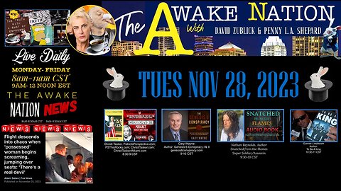 The Awake Nation 11.28.2023 Demonically Possessed Woman Takes Over Flight!