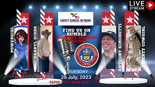 LIBERTY LOUNGE - DARRYL GIBBS and ANTHONY SIMONETTI w/ HOSTS LIBERTY COWGIRL AND POWERGIRL