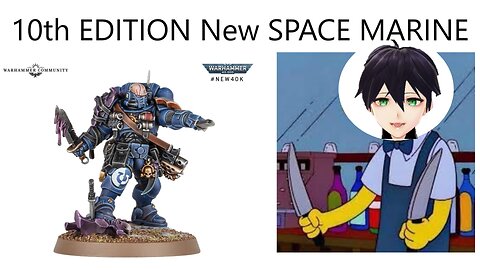 ANOTHER New Space Marine Lieutenant with 2 Knives (Simpsons meme)
