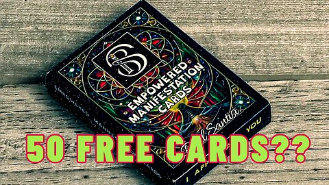 Have You Seen This Yet? 50 FREE Manifestation Cards