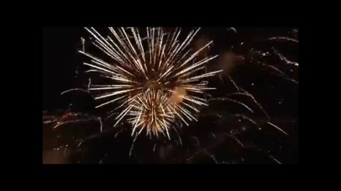 Droneview fireworks victory day 2022