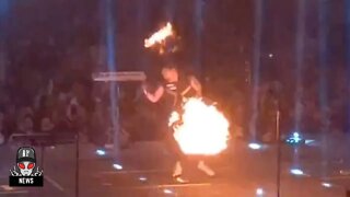 Shinedown's Brent Smith Burned By Pyro During Recent Performance
