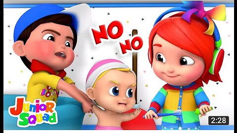 New No No Song | Nursery Rhymes and Baby Songs | Kids Songs for Children with Junior Squad