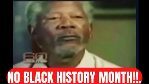 Morgan Freeman on Black History Month... #Shorts #Morganfreeman #BlackHistoryMonth