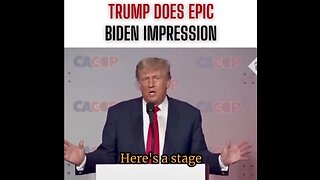 Trump Does Epic Biden Impression 😂🤣😂