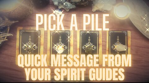 Pick A Card Tarot ✨ Message From Your Spirit Guides