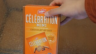 leclerc celebration mini chocolate au lait cookies biscuits, completely random review