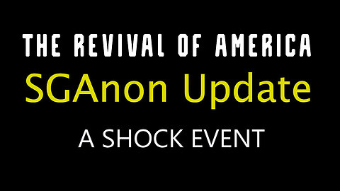 SG Anon Situation Update Nov "The Revival of America"