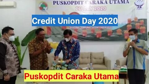 Puskopdit Caraka Utama Lampung Peringati Hari CU Day 2020 Secara Sederhana