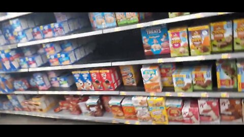 Shopping With Wags - Meat and Food & Junk Food is low At Walmart McHenry IL- Supply Chain Problems?