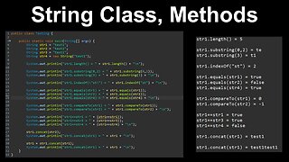 String Class, Methods - AP Computer Science A