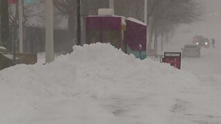 Mayor Justin Bibb answers questions about Cleveland's messy snow clean-up Monday