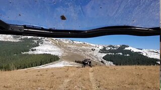 4 guys on Big Horns Mountain first snow 2020