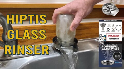 HIPTIS Glass Rinser Installation and Product Review