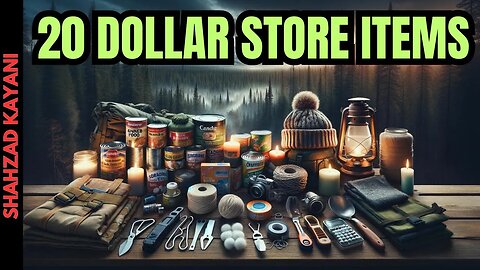 20 Prepper items From The DOLLAR Store - Budget Prepping