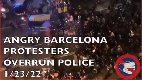 Barcelona Mandate Protestors Overrun Police