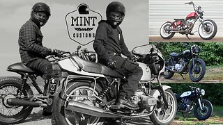 4 fully rebuilt custom motorcycles - Quick Flips Movie Mint Customs